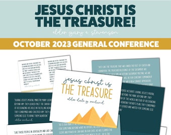 Elder Dale G. Renlund "Jesus Christ Is the Treasure" General Conference October 2023 Relief Society Lesson Help
