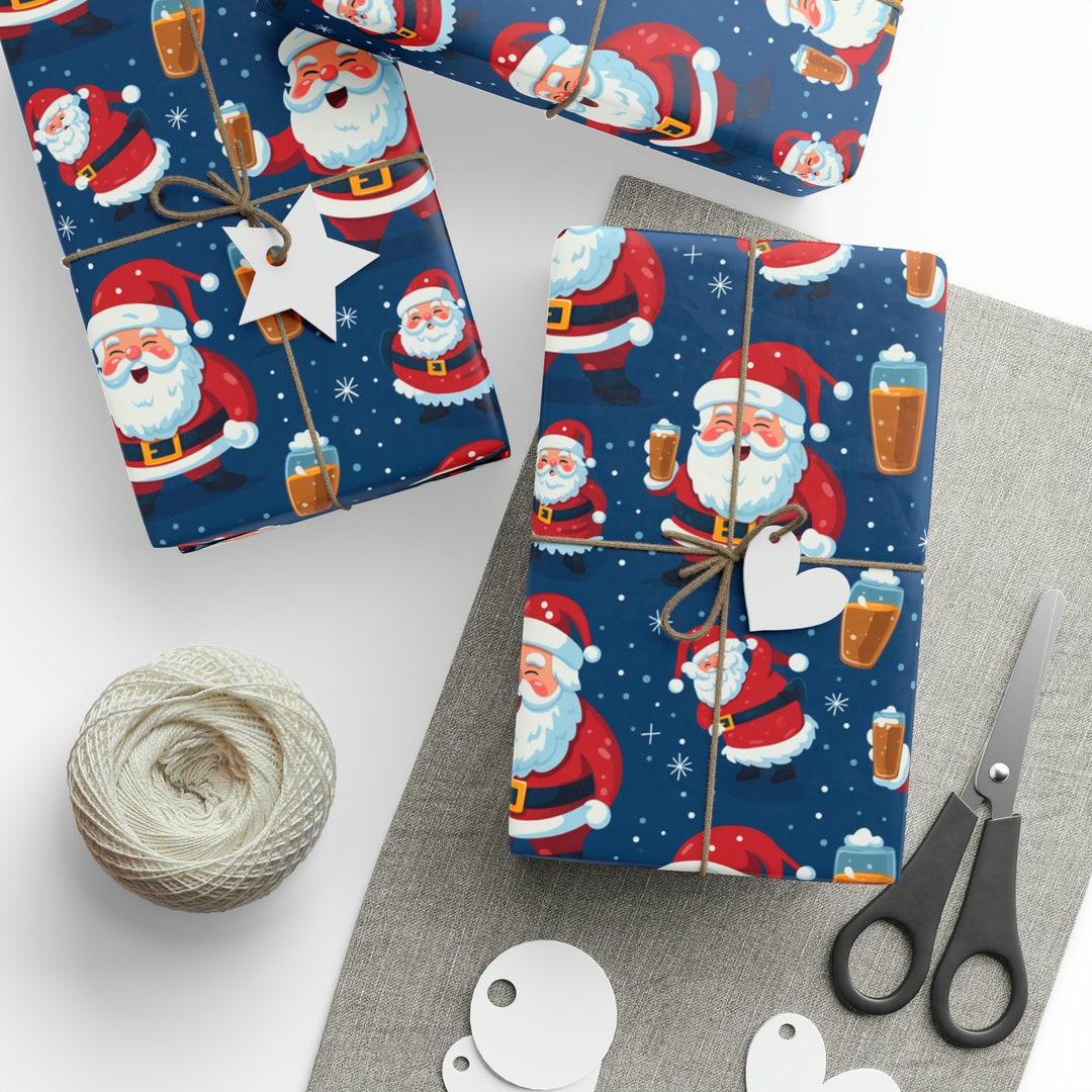 Santa Christmas Wrapping Paper 