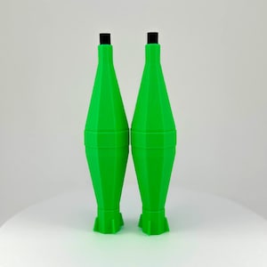 Set of 2 Animal Company Inspired RPG Ammo Toy – 3D Printed Game Replica for Desk Display (Green, Red, Blue)