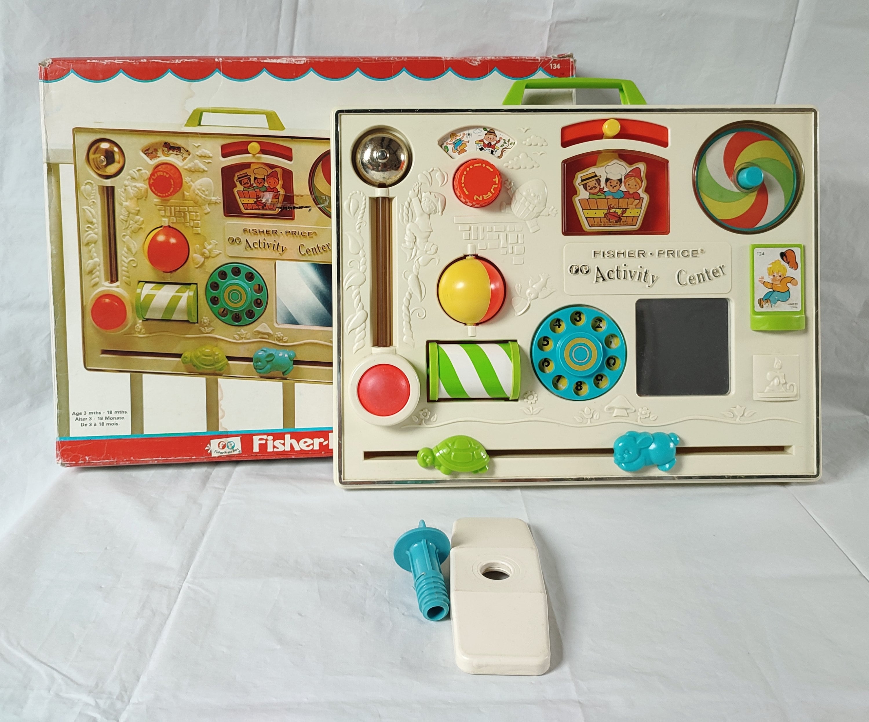 Vintage Fisher Price Activity Center #134, With Original Box Made in  Belgium (1973) - Etsy, image size:3000x2494