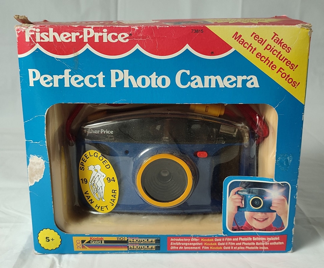 Vintage Fisher Price Perfect Shot Photo 110 Camera 3815 With Original