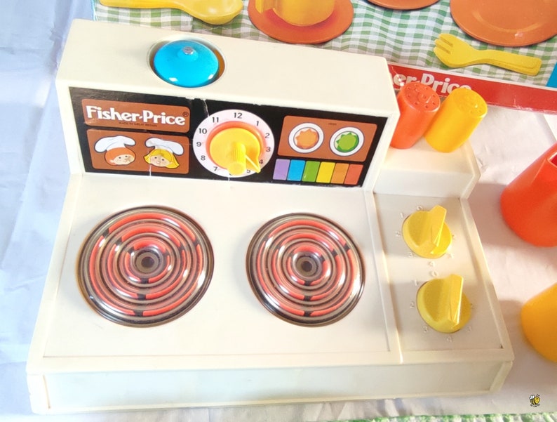 Vintage Fisher Price Kitchen Set 919, Complete With Box, Made in UK