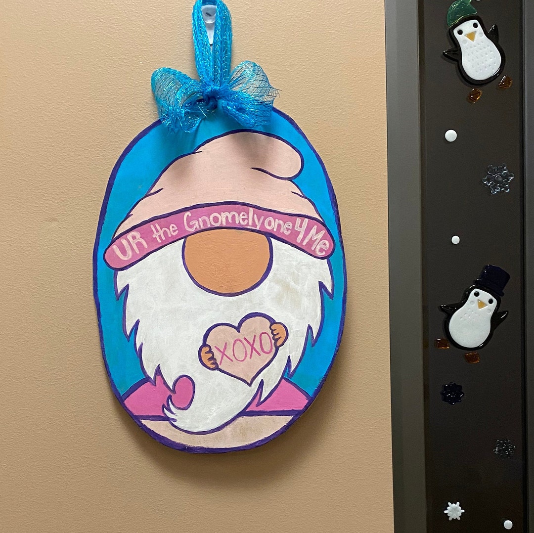 Gnome Door Hangers Etsy