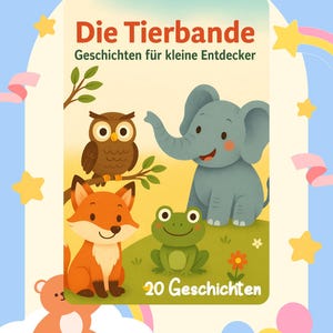 Livre pour enfants PDF – 20 histoires d'animaux amusantes à lire à voix haute et à rire
