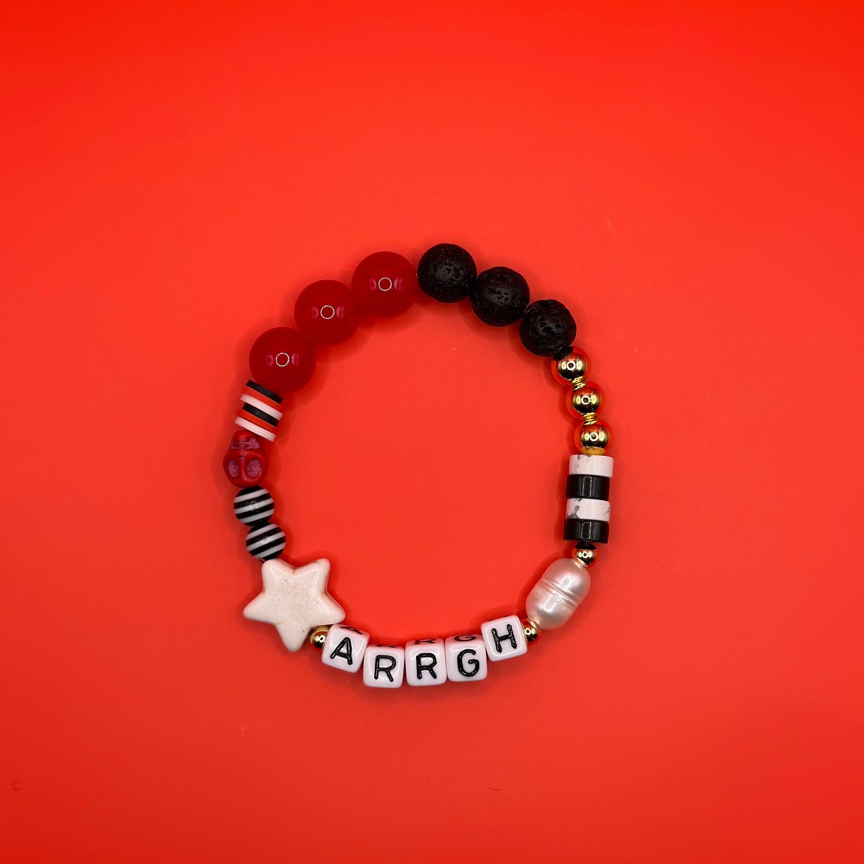 Handmade Colorful Customizable Beaded Bracelets, Y2K Name Bracelet