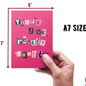 Printable Mean Girls Birthday Card | Mean Girls Quote | Download and ...