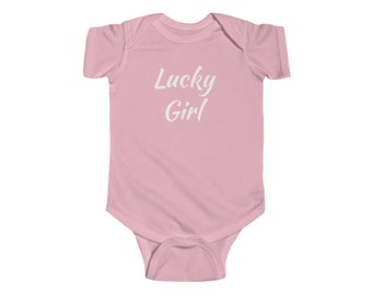 Lucky Girl Infant Fine Jersey Bodysuit