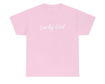 Lucky Girl Unisex Heavy Cotton Tee