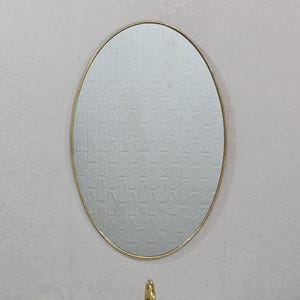 Oval Mirror Gold Brass Mirror Wall Mirror vanity Mirror antique mirror