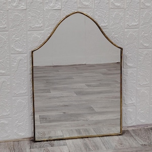 Arched Asymmetrical Mirror - Bathroom Wall Irregular Mirror Aesthetic Home Decor Mirror CreativealArt