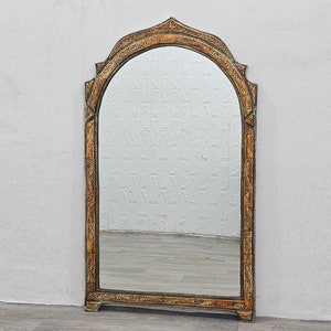 Miroir Marocain Vintage, Arch Mirror, Big Mirror, Handmade Mirror, Berber Mirror, Unique Bone Mirror, Wall Mirror, Hall Mirror, Home Decor