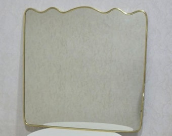Asymmetrical Wavy Rectangle Mirror Home Decor Bathroom Modern Wall Mirror Irregular Mirror