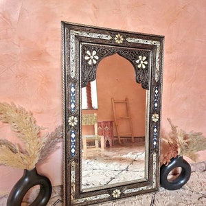 Moroccan WALL Mirror,Large Mirror,Big Mirror, Handmade Mirror, Hand Engraved Floor Mirror, Wall Mirror, Vintage Mirror, Arabic Mirror, Decor