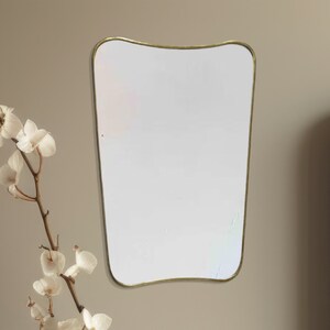 Butterfly Brass Mirror Asymmetrical mirror Irregular Mirror Wall Mirror Gold Brass Mirror Bathroom Mirror Luxurious Aesthetic Mirror Brass