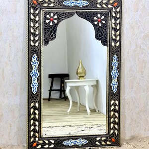 Moroccan Large Mirror Mirror, Big Mirror, Handmade Mirror, Hand ...