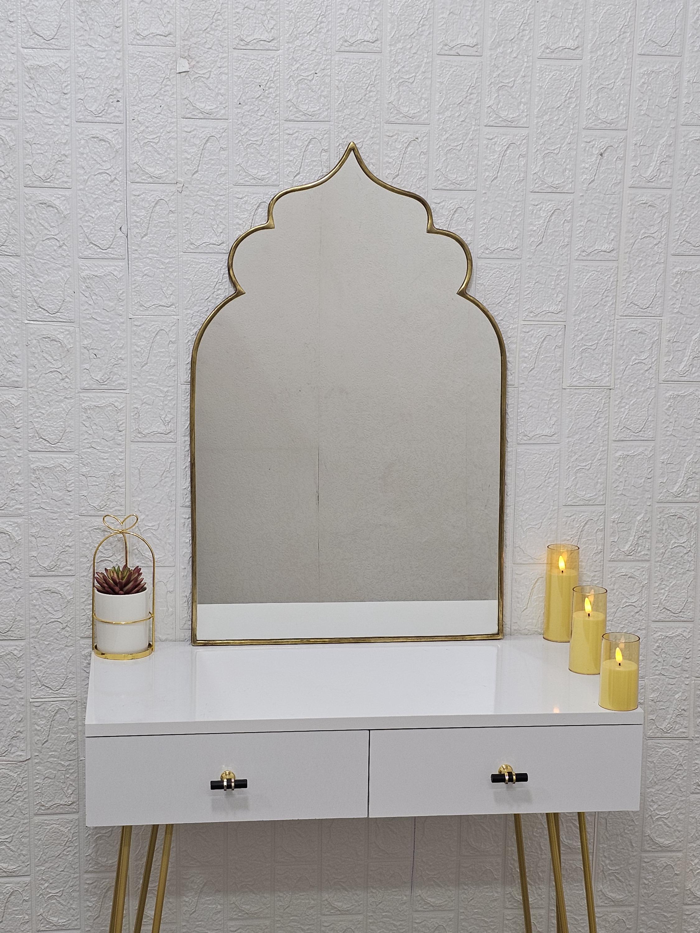 Arch Mirror Brass Mirror bathroom antique Mirror