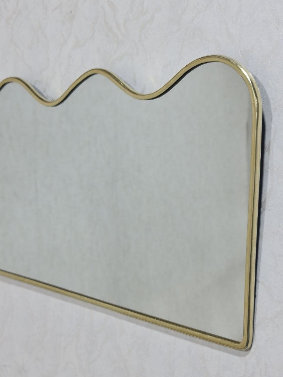 Squiggle Mirror, Curvy Wavy Mirror, Funky Mirror, Wavy Mirror, Full ...