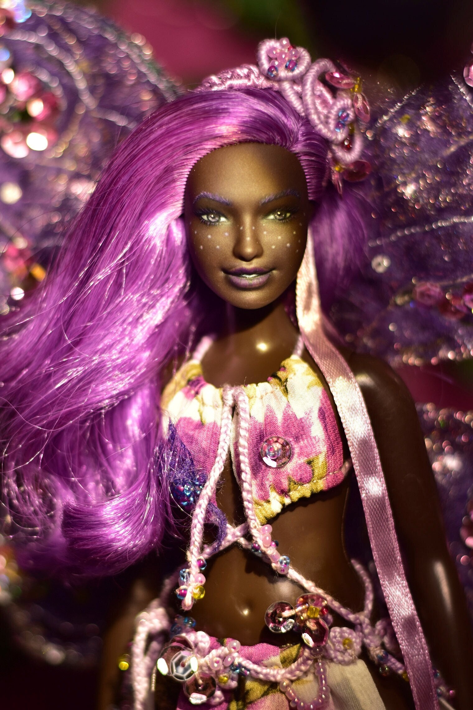 Barbie Artwork, Barbie Yoga Art Download/ Dark Hair Yoga Barbie