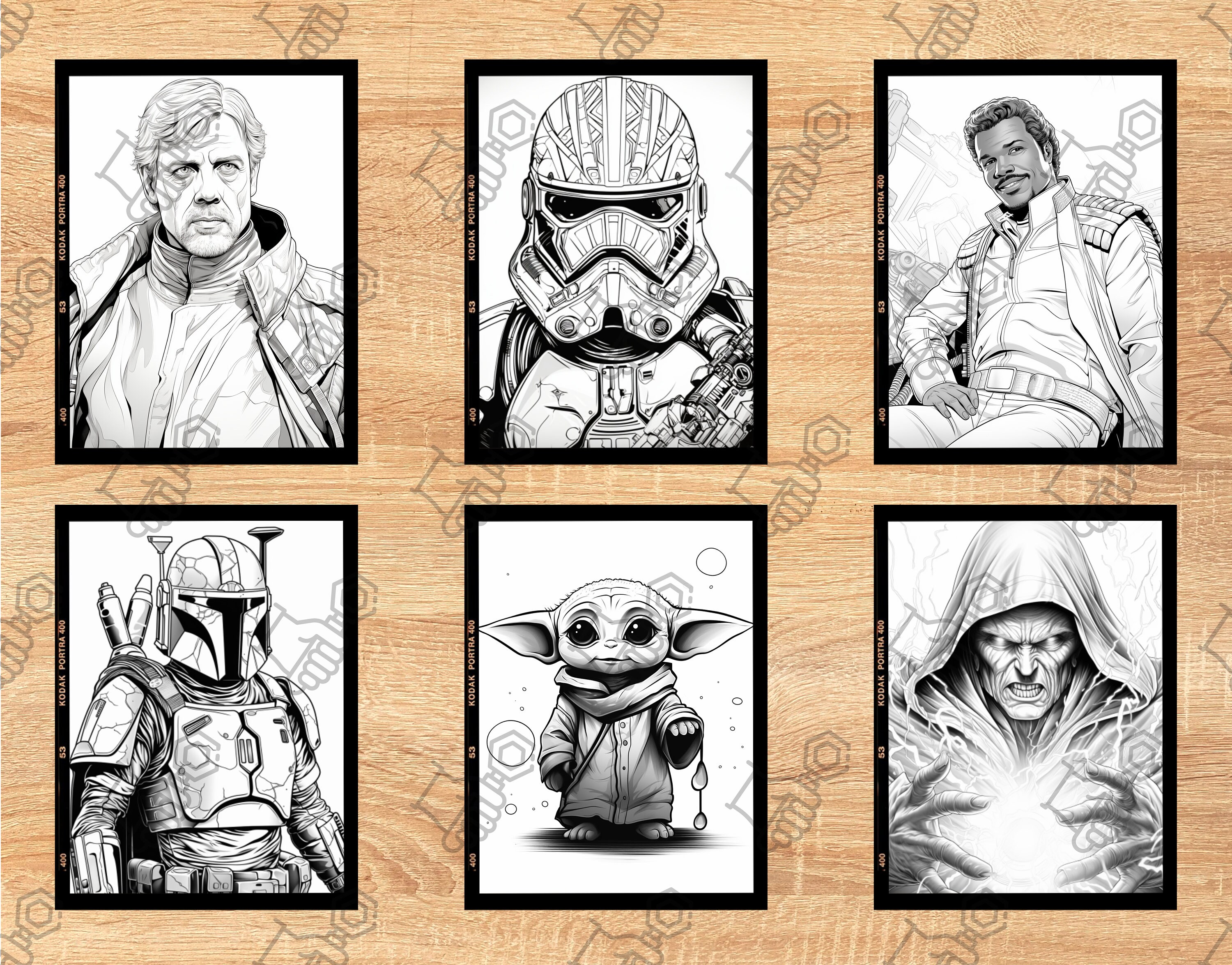 Star Wars Character Coloring Book