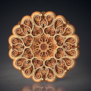 Multilayer layer design, laser cut, SVG, ai, dxf, png, jpg, pdf