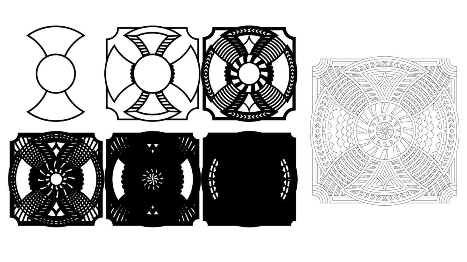 Multilayer Layer Design, Laser Cut, SVG, Ai, Dxf, Png, Jpg, Pdf - Etsy