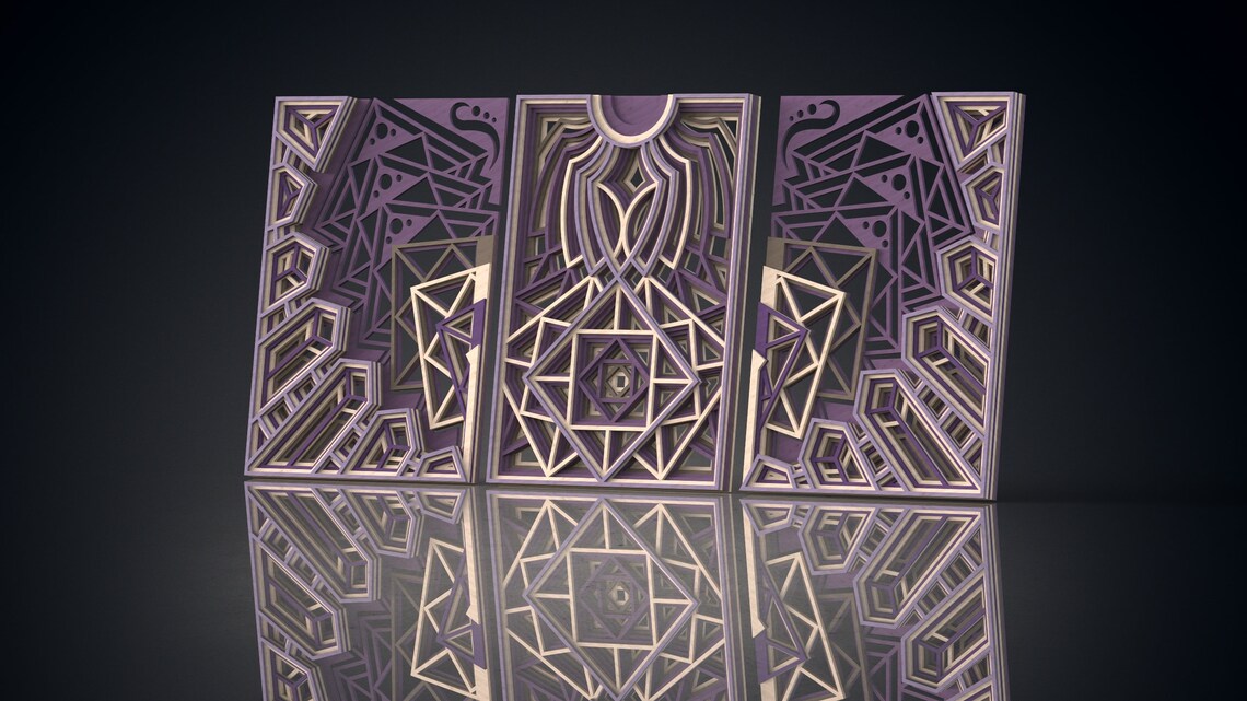 Multilayer Layer Design, Laser Cut, SVG, Ai, Dxf, Png, Jpg, Pdf - Etsy