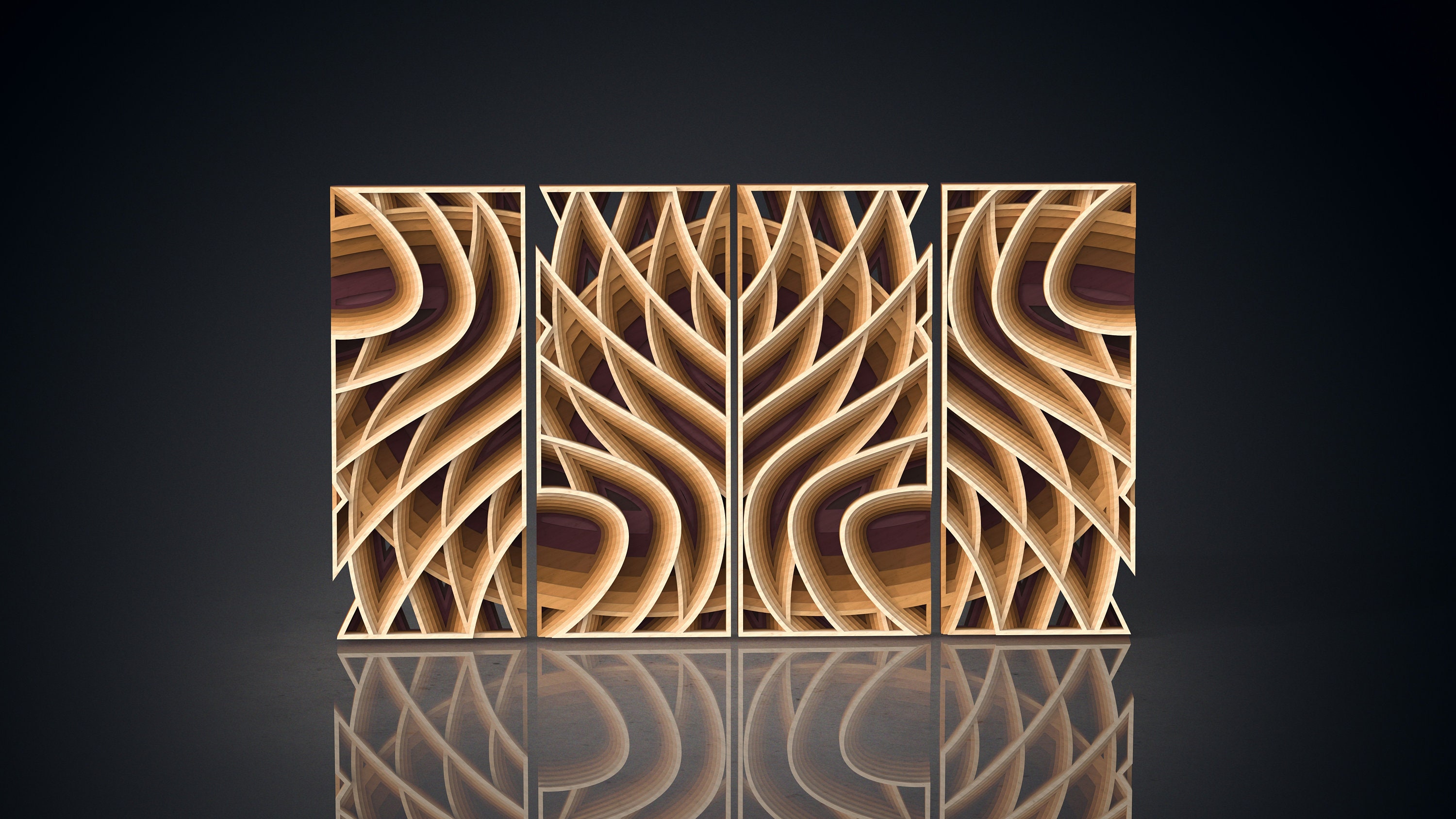Multilayer layer design, laser cut, SVG, ai, dxf, dwg, png, jpg, pdf