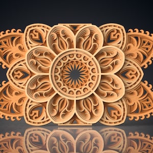 Multilayer layer design, laser cut, SVG, ai, dxf, png, jpg, pdf