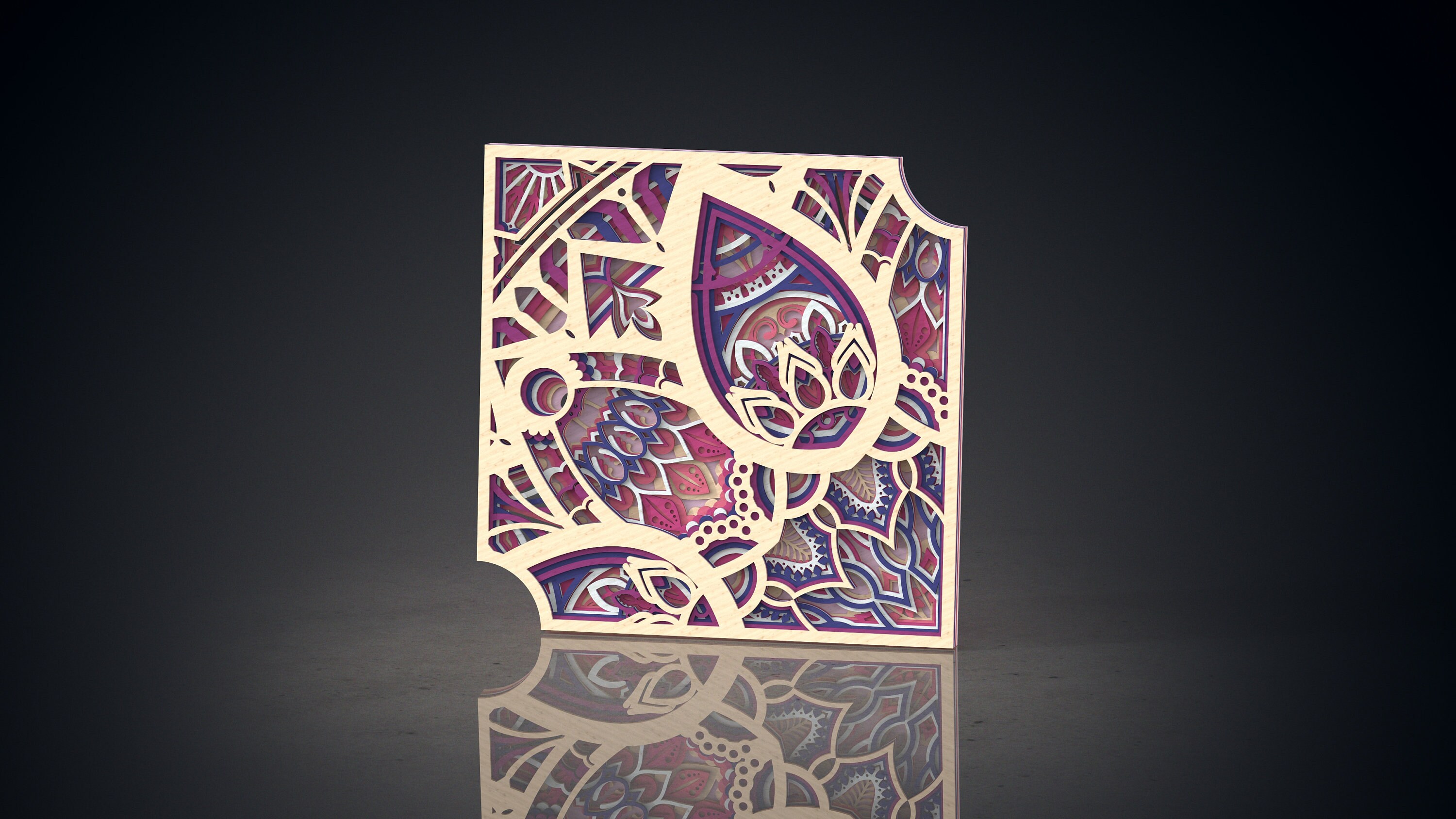 Multilayer Layer Design, Laser Cut, SVG, Ai, Dxf, Png, Jpg, Pdf - Etsy