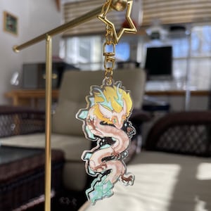 Light Dragon Acrylic Keychain from TOTK The Legend Of Zelda