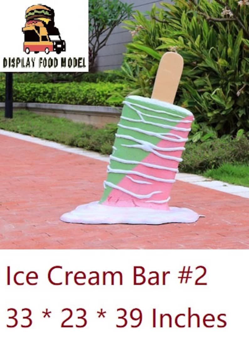 Handmade Big Giant Desserts Ice Cream Donut Macaroon Fake Food Model/sculpture for Restaurant