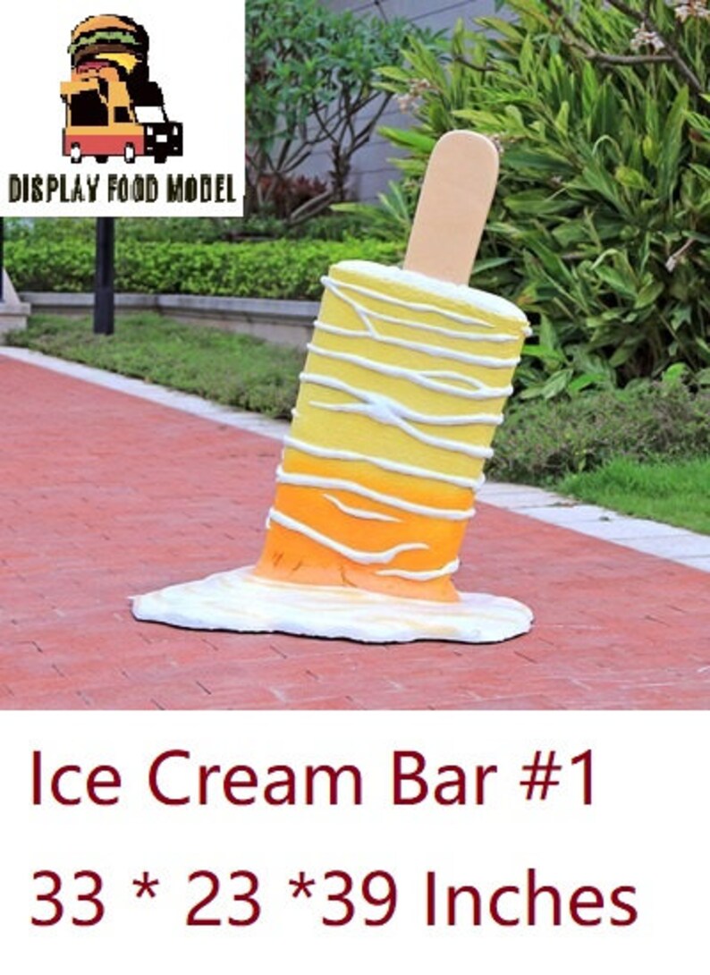 Handmade Big Giant Desserts Ice Cream Donut Macaroon Fake Food Model/sculpture for Restaurant