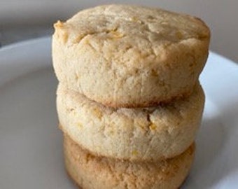 Homemade Keto LEMON Cookies, Organic, Sugar Free, Gluten Free, Diabetic Friendly, Oil Free, Diabetic Cookies, Ketogenic, Almond Flour Vegan