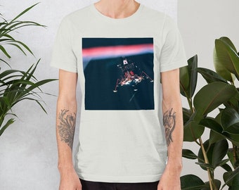 NASA Apollo 11 Unisexe T-Shirt, Vaisseau spatial, Astronaute, vintage, Atterrissage sur la Lune, T-shirt graphique