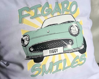 Nissan Figaro &quot;FIGARO SMILES Collection&quot; Custom T-Shirt! Pick Design, Car Colour, T-shirt colour and size