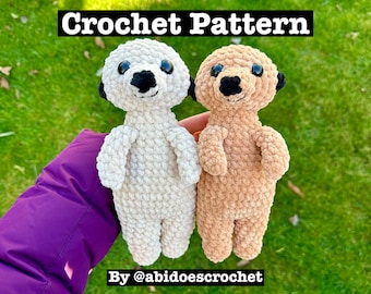 Monty the Meerkat Crochet Pattern