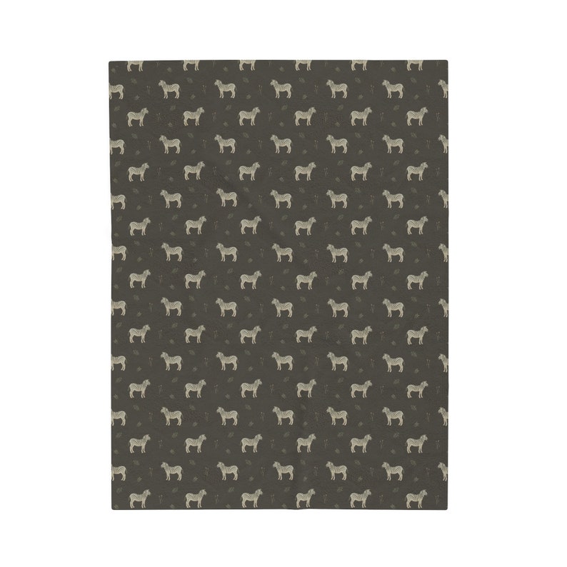 Zebra Animal Farm Safari Fleece Blanket Safari Animal Lover Safari Barn