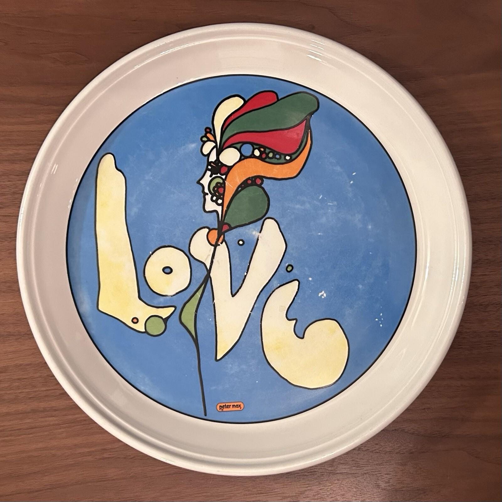 Peter Max Plates - Etsy