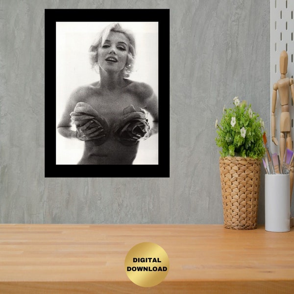 Marilyn Monroe Nude - Etsy