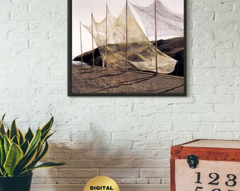 Andrew Wyeth、WITCH DOOR、希少画集画、新品高級額、額装付