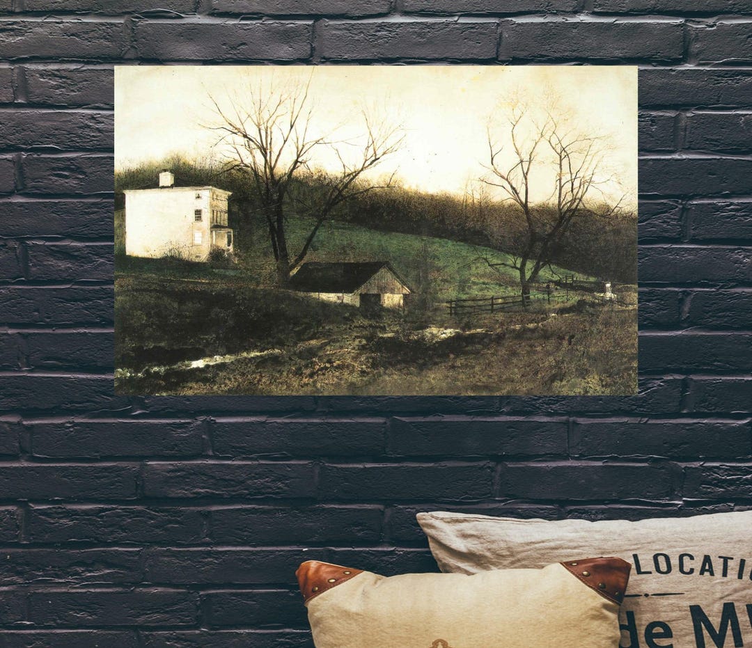 Wyeth at Kuerners, Andrew Wyeth, Betsy James Wyeth, Houghton
