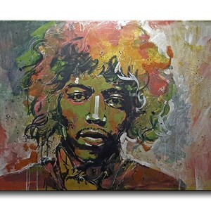 Canvas acrylic 80*60cm Rock&#39;n Roll