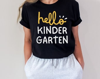 Kindergarten shirt,Kindergarten Teacher Shirt,Kidergarten graduation gift,PreK shirt,Cute Teacher shirt,Teacher shirt,Kinder crew shirt