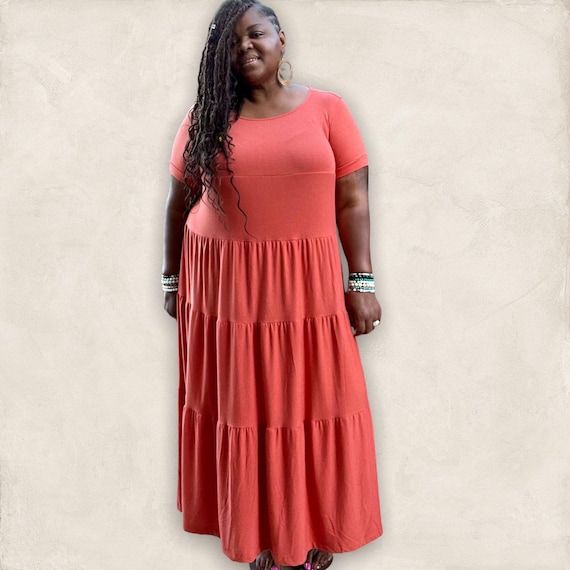 Women's Plus Size Fit & Flare Plus Size Maxi Dress Women's Plus Size Fit & Flare Plus Size Maxi Dress