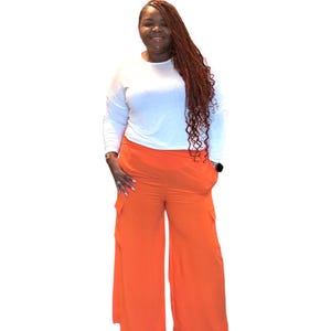 Orange Cargo Pants Etsy
