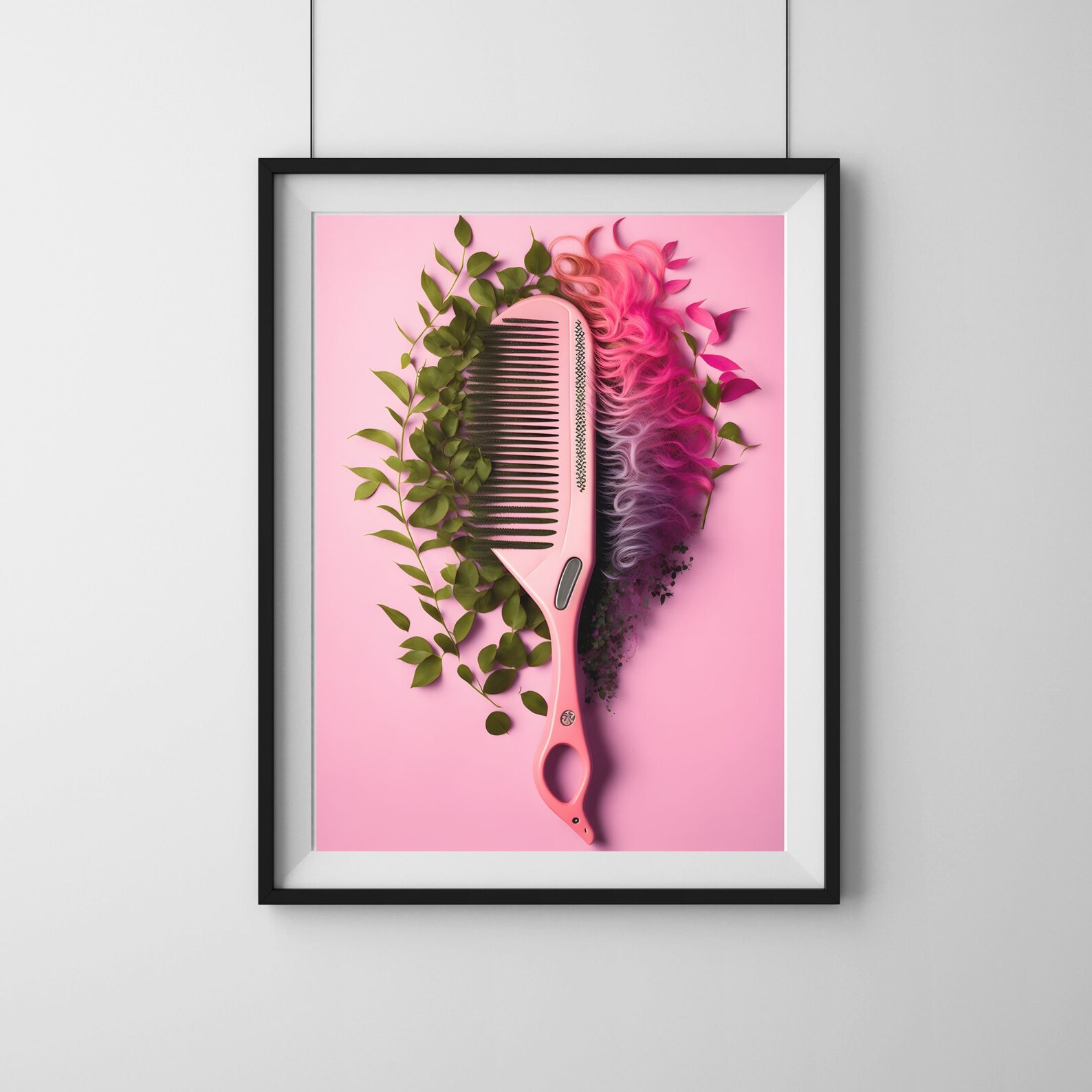 Stylish Hair Salon Wall Art Print for Modern Salon Decor Etsy