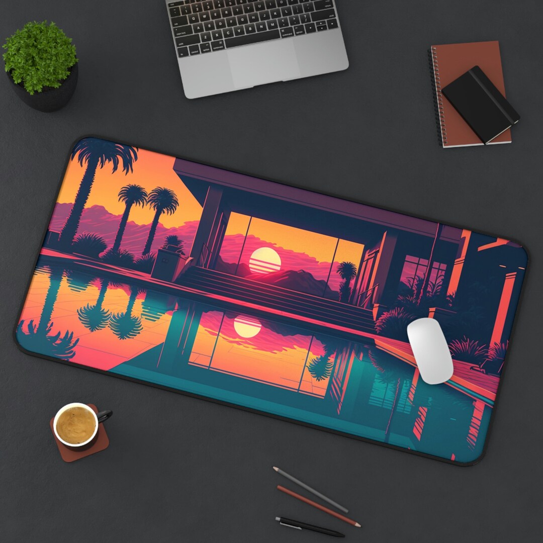 Desktop Mat Retro Sunset Landscape Sizes 12 18 12 22 Etsy desktop-mat-retro-sunset-landscape-sizes-12-18-12-22-etsy