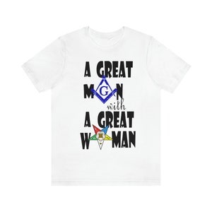 Masonic Man with OES Woman T Shirt