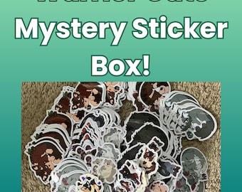 Mystery Warrior katachtige stickers!
