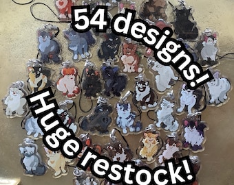 Warrior Cats 1.5” Phone Charms